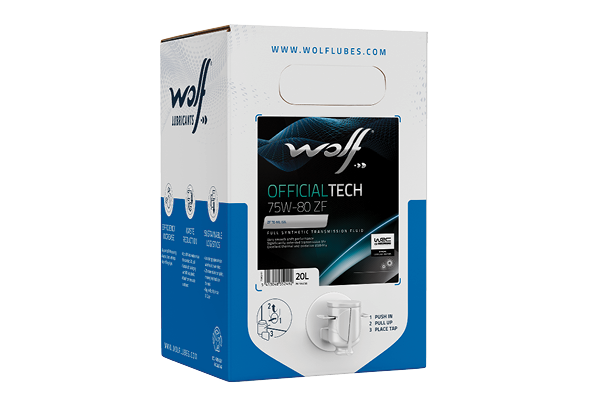 Óleo Caixa Velocidades Pesados WOLF OFFICIALTECH 75W80 ZF  20L