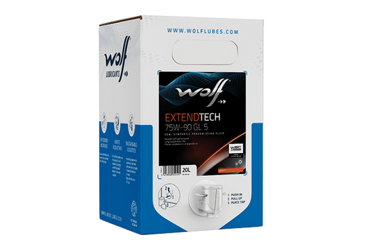 Óleo Caixa Velocidades Pesados WOLF EXTENDTECH 75W90 GL 5  20L
