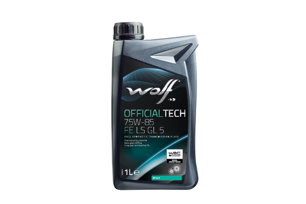 Oleo Caixa Velocidades WOLF OFFICIALTECH 75W-85 FE LS GL 5  1L