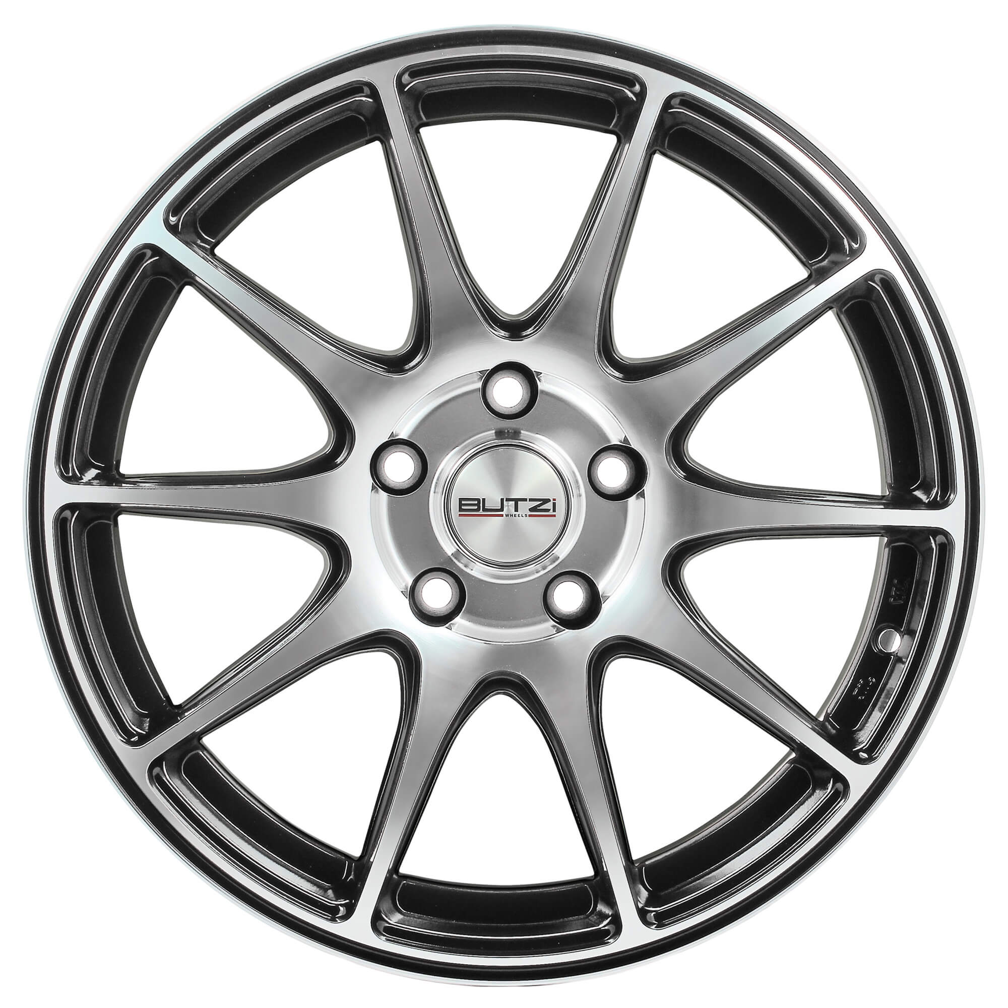 Jante BUTZI ACRAB 17"  5x 120 Black/ Full Polish