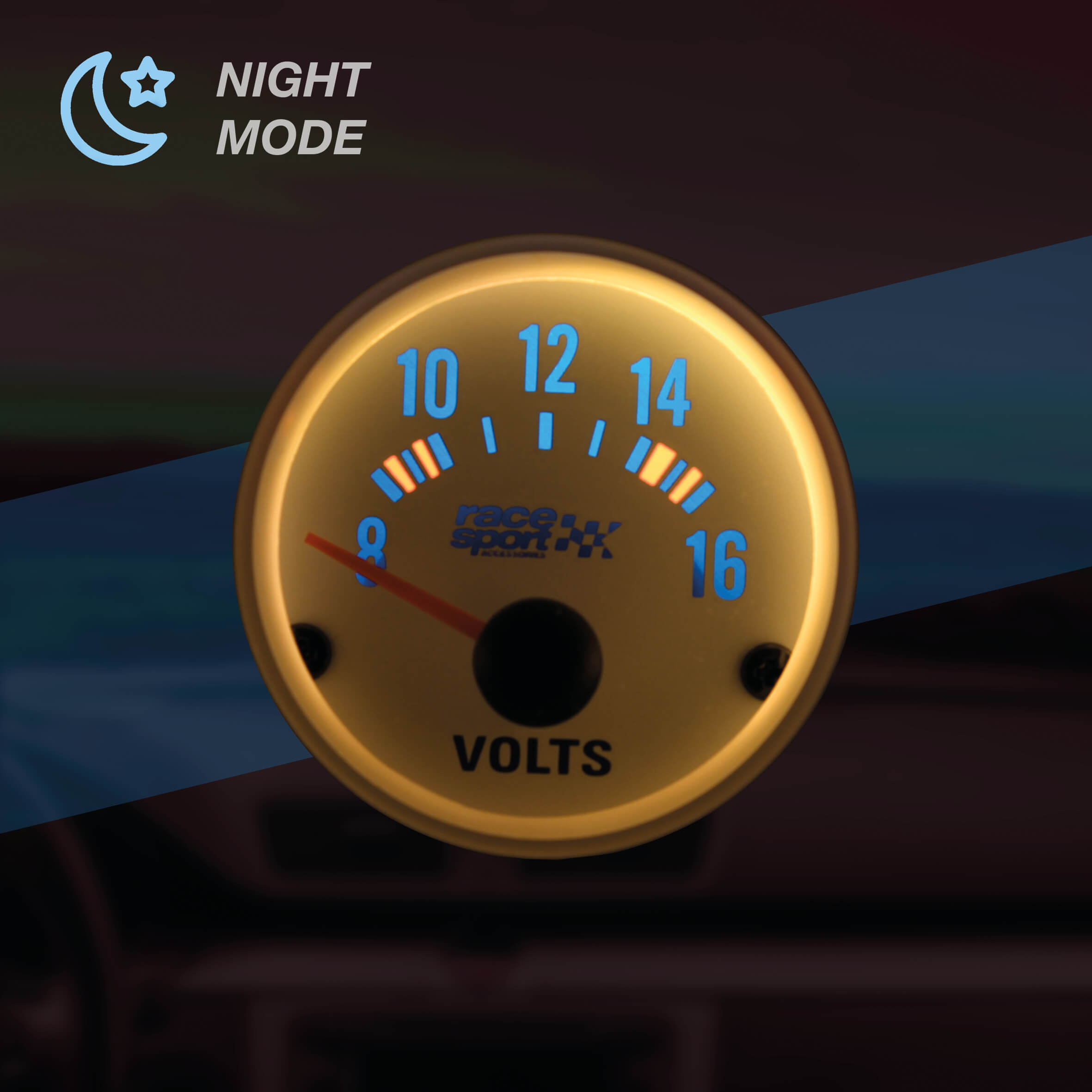 VOLTIMETRO Analógico RACE SPORT
