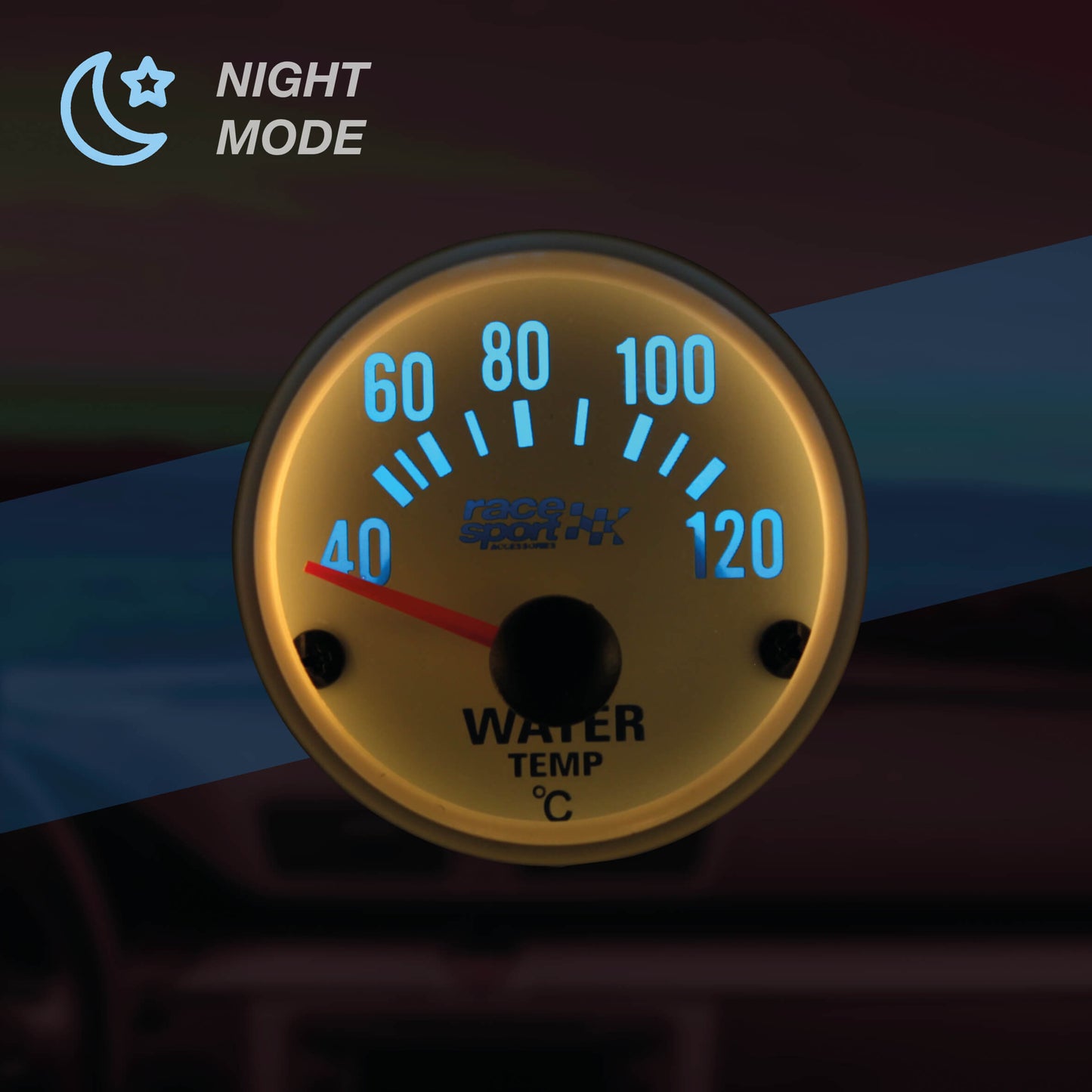 TERMÓMETRO Temperatura ÁGUA Analógico RACE SPORT