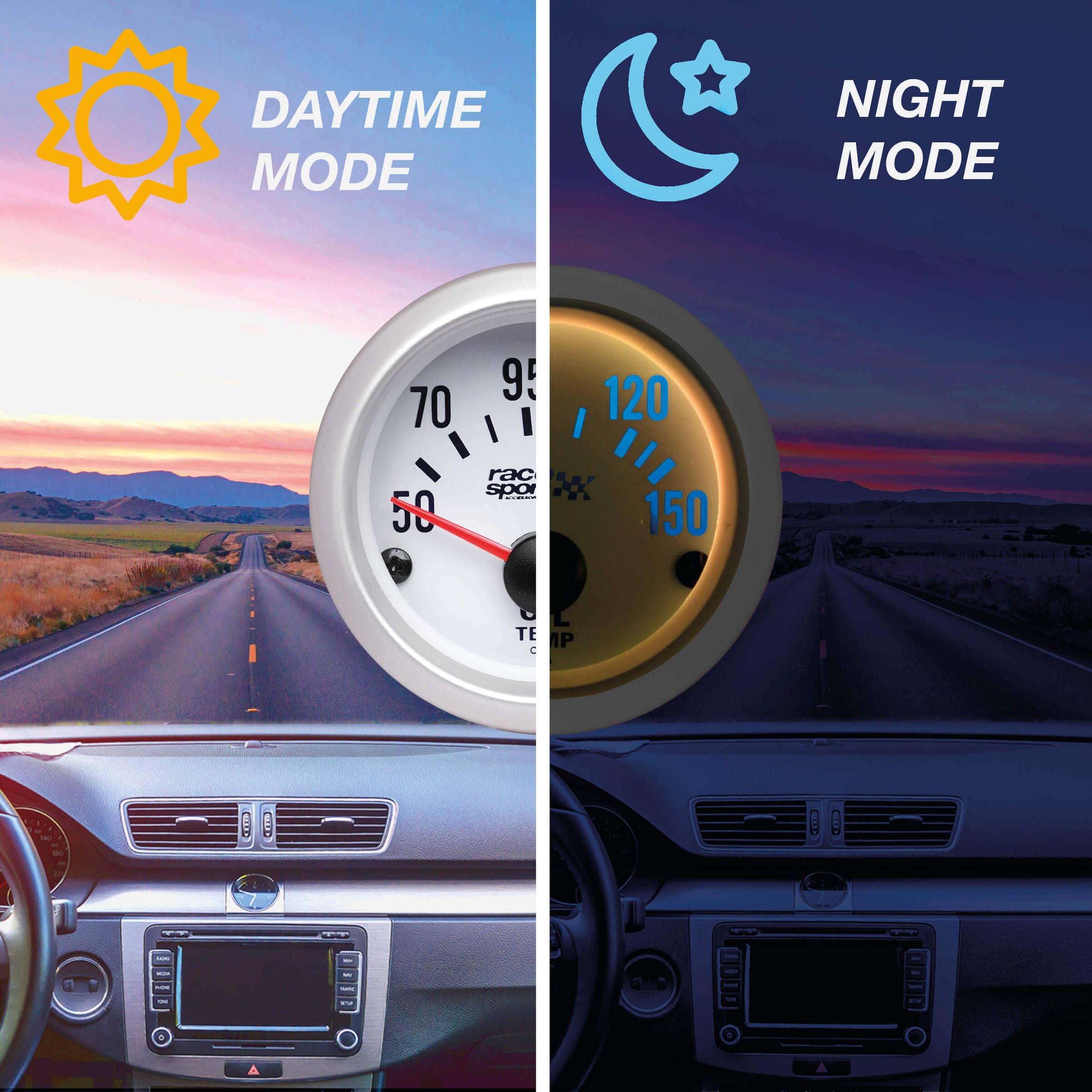 TERMÓMETRO ÓLEO Analógico RACE SPORT