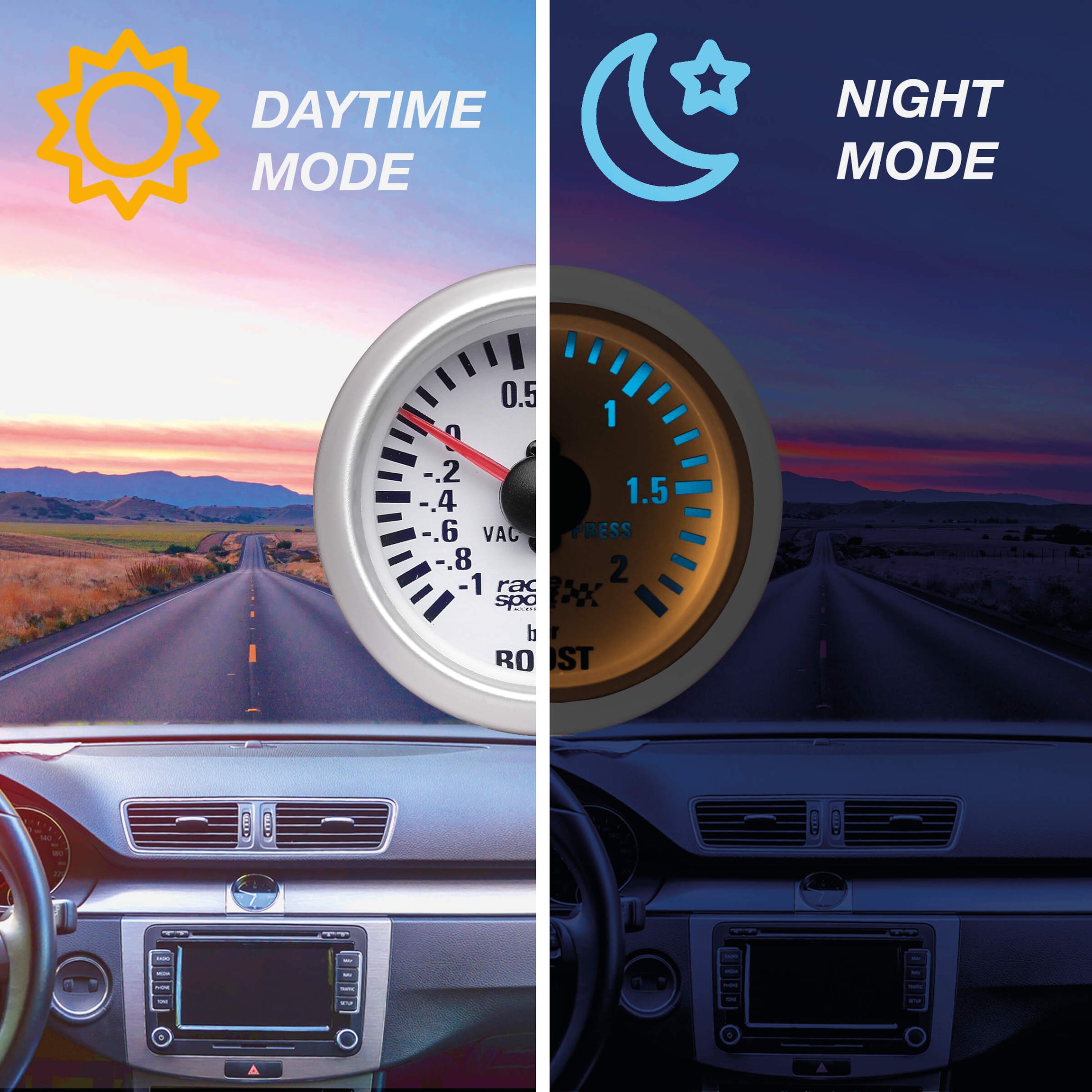 MANÓMETRO PRESSÃO TURBO Analógico