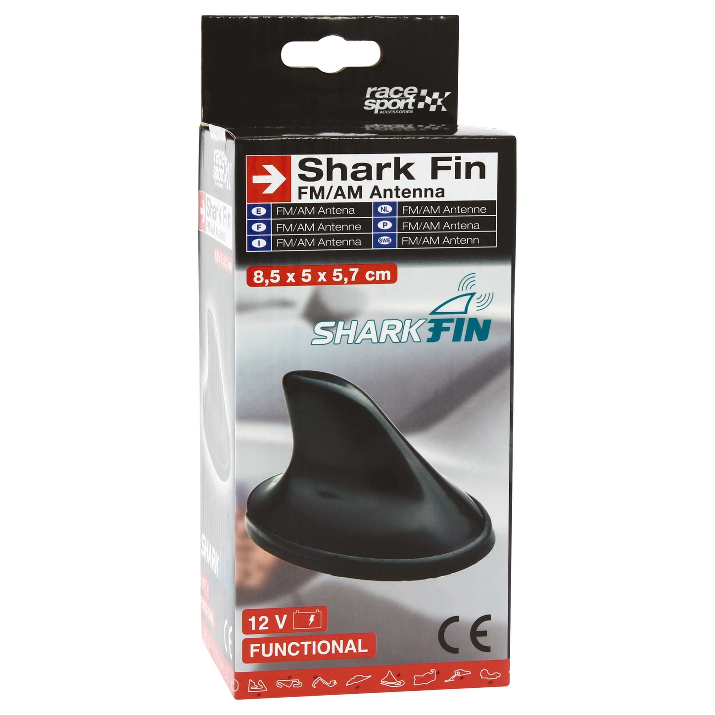 Antena Automóvel Radio Race Sport GPS " FM - AM "