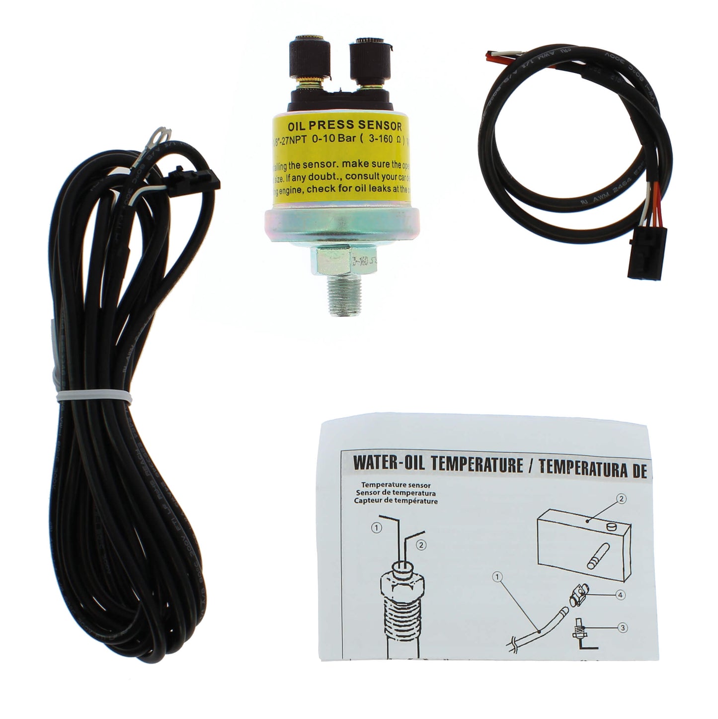 MANÓMETRO PRESSÃO ÓLEO Digital RACE SPORT