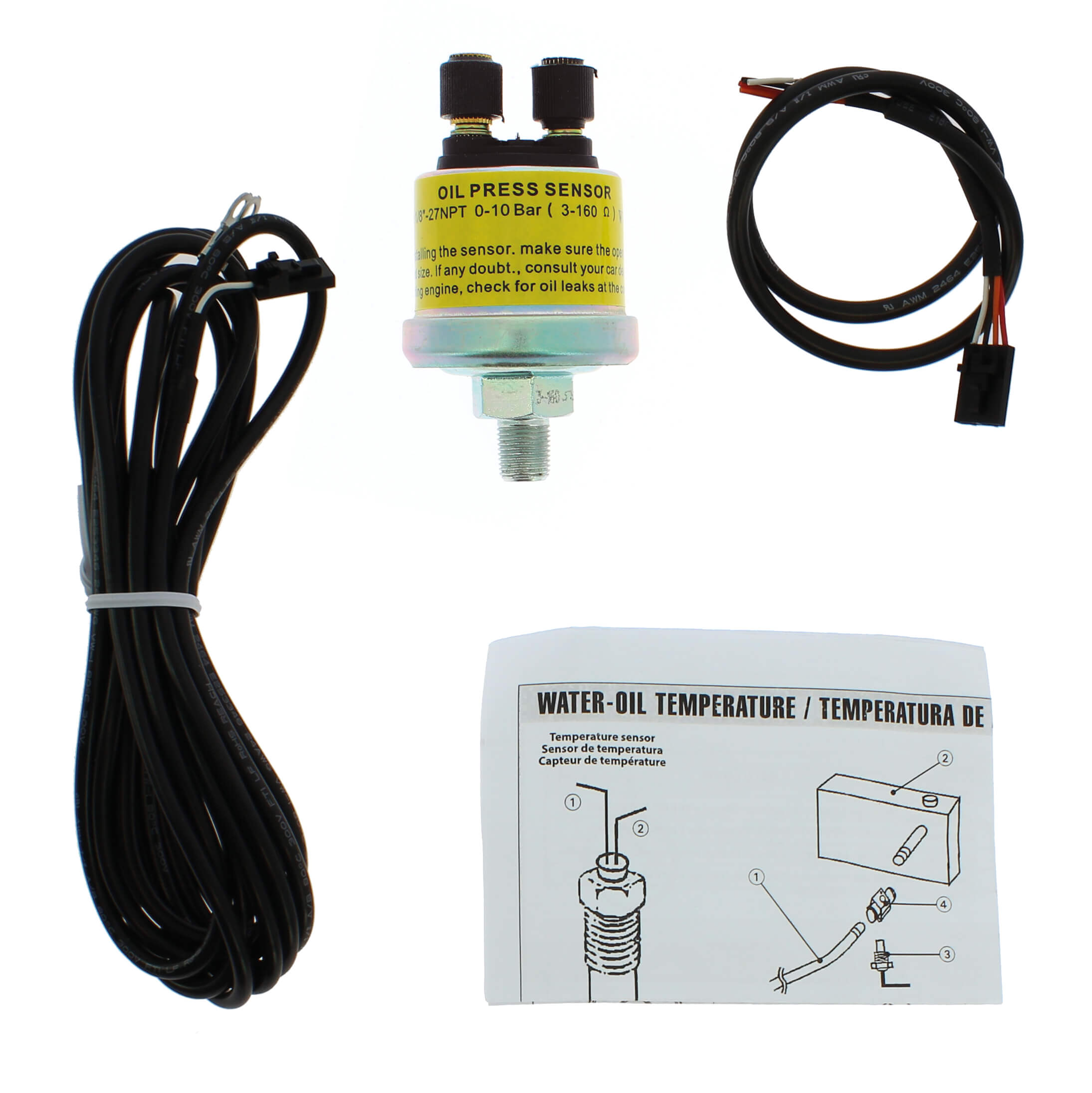 MANÓMETRO PRESSÃO ÓLEO Digital RACE SPORT