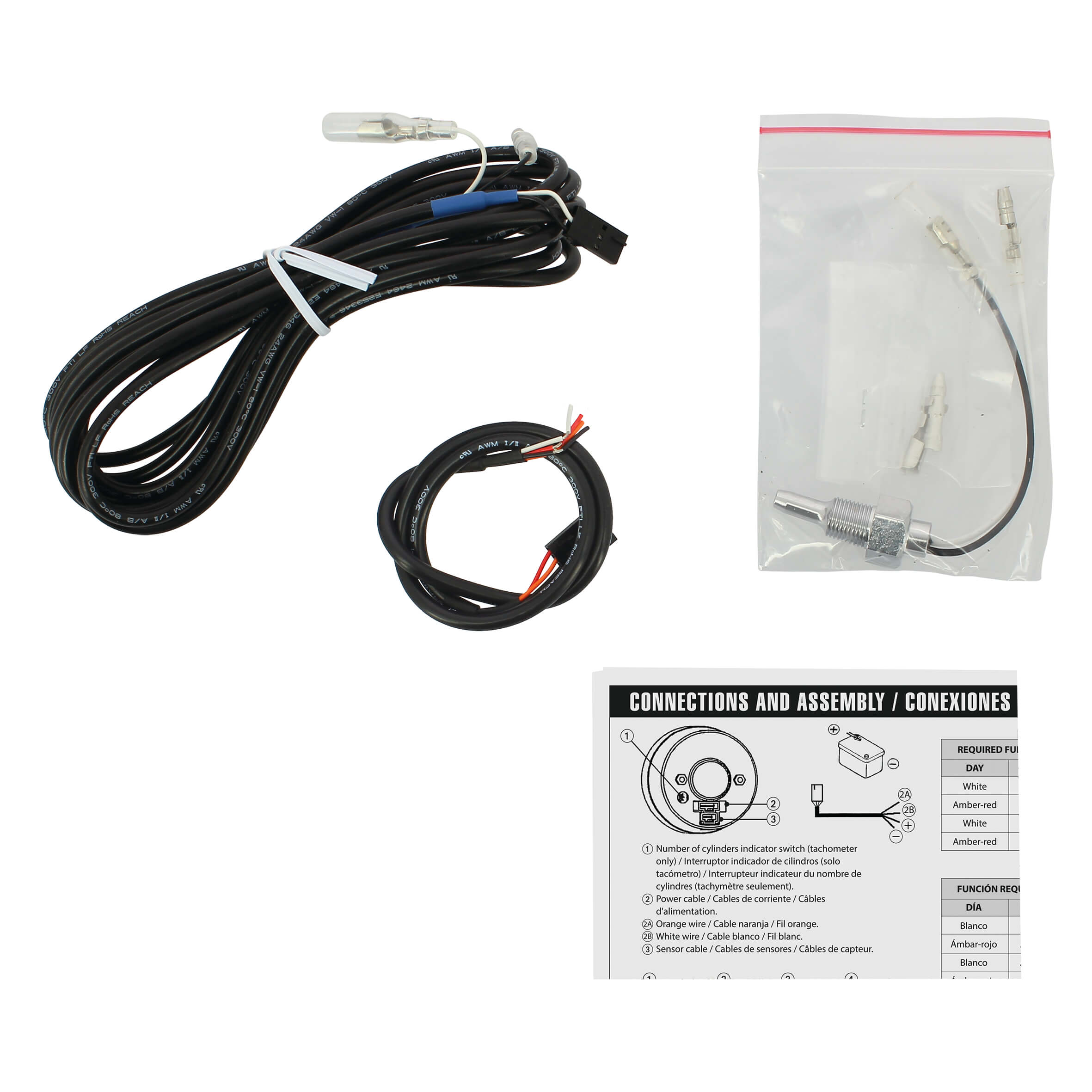 TERMÓMETRO ÓLEO LED Digital RACE SPORT