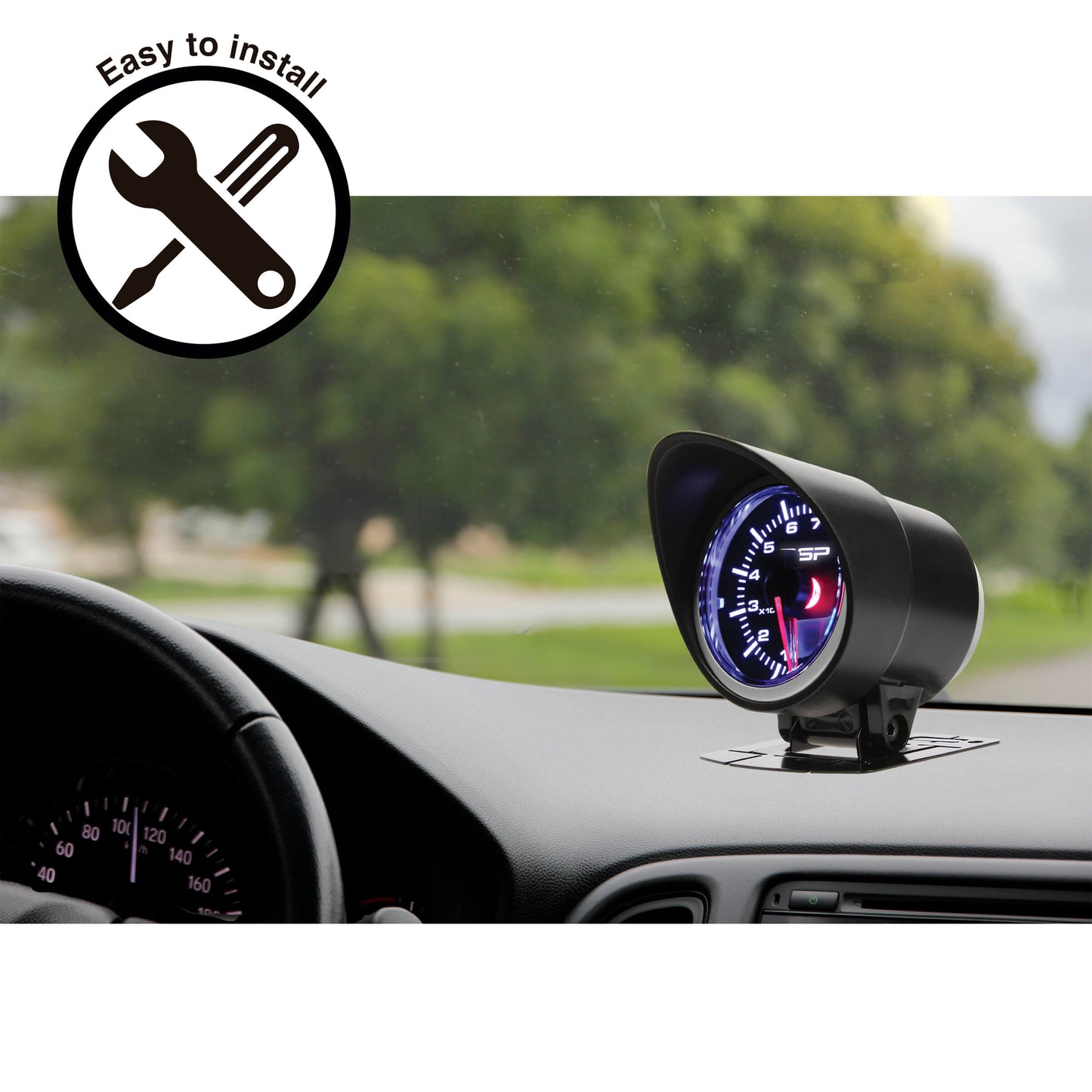 TERMÓMETRO ÓLEO LED Digital RACE SPORT