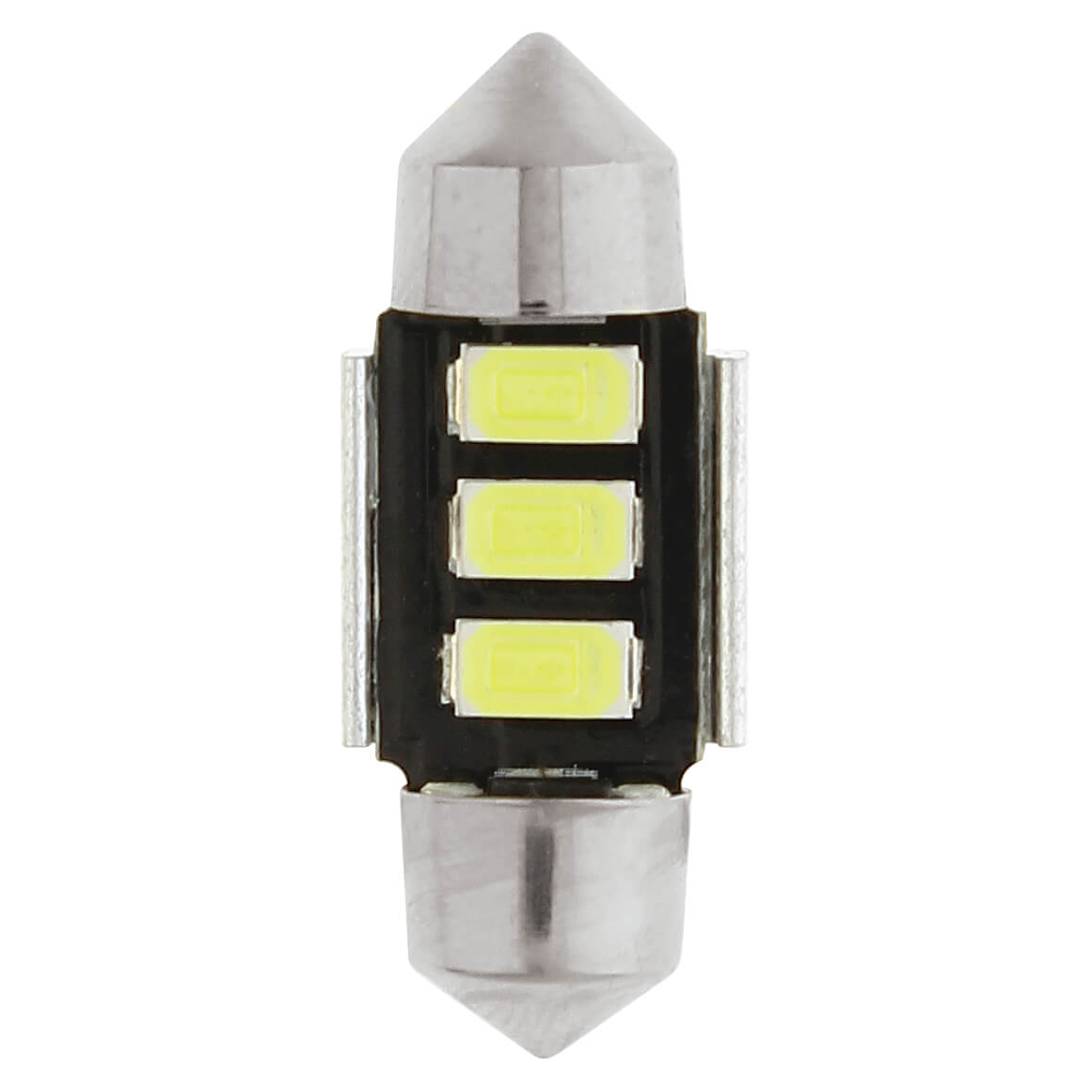Lâmpada C5W EVO C/3 Leds Ultra Luminosa 12V SV8.5 31mm