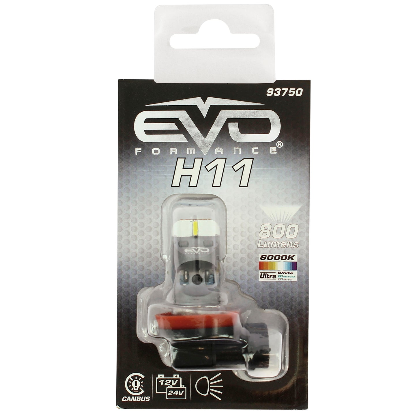 Lâmpada CANBUS Replacement  LED EVO H11 P20D 600L 12/24V 1 PC