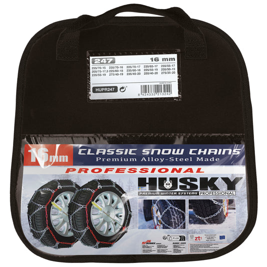Correntes de Neve Pneus Auto HUSKY Diâmetro 20" 16mm KN247  2 UND