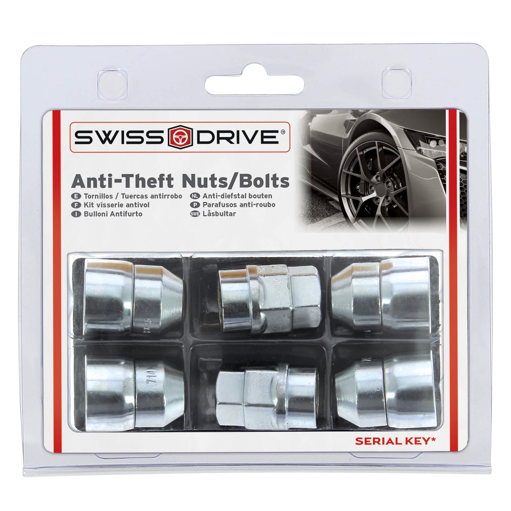 KIT Fêmea Anti- Roubo 12x 1.25   2 Chaves