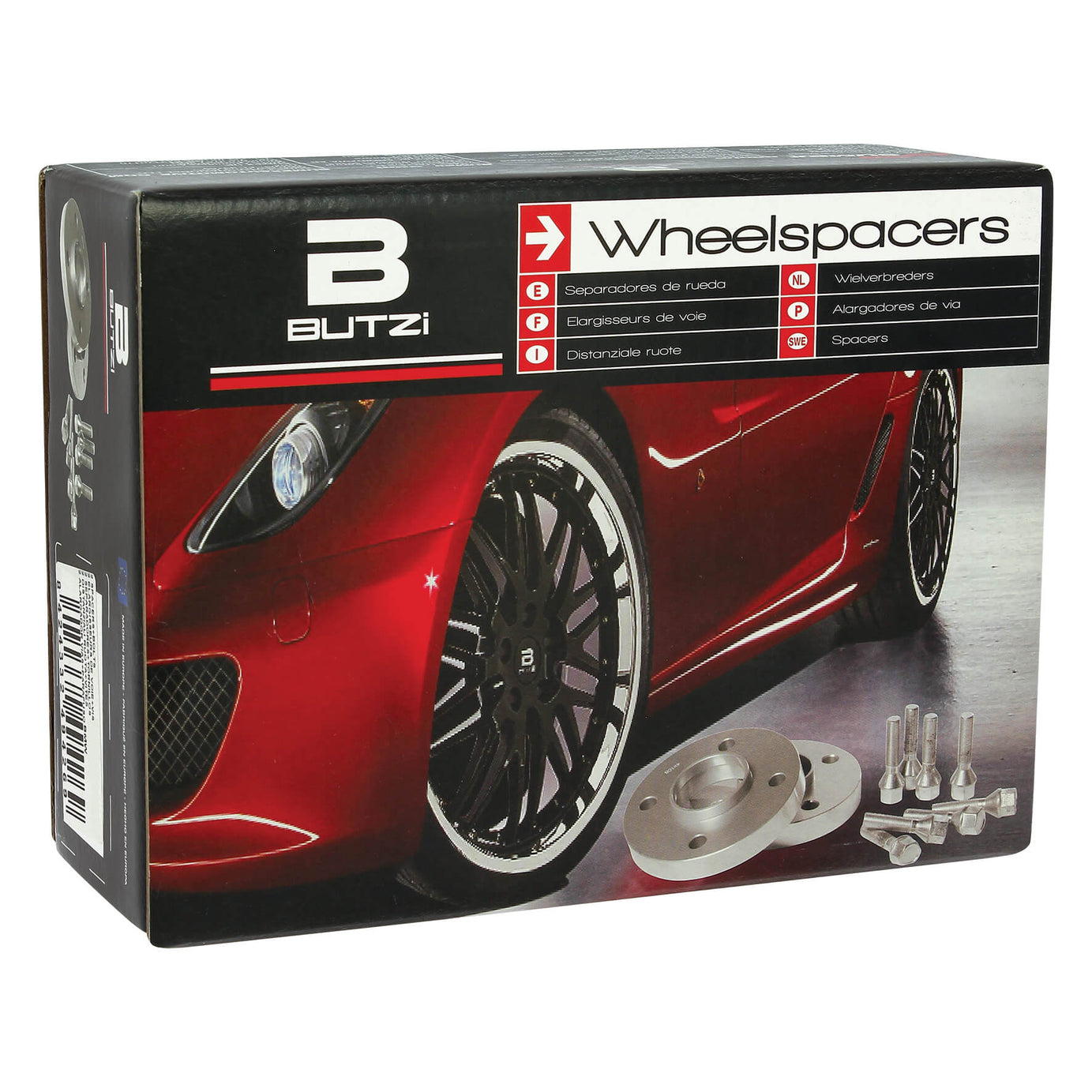 Kit Espaçadores Automóvel " BUZTI " 16mm 5x 105  Centro 56,6  + Espigões