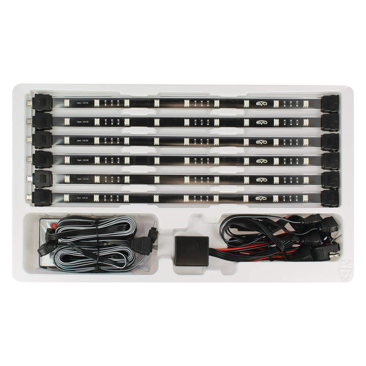 Kit Chassi EVO Tiras Led 6x30,5 Multicolor C/ Comando