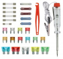 Conjunto Fusíveis SWISS DRIVE + chave busca polos + extrator Fusíveis 28 PCS