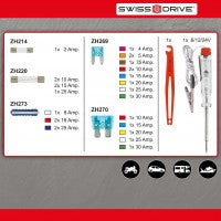 Conjunto Fusíveis + chave busca polos + extrator Fusíveis