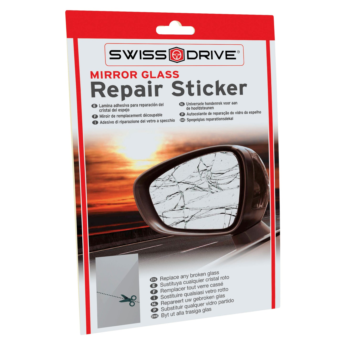 Autocolante para Reparação de Vidro Espelhado CAR +