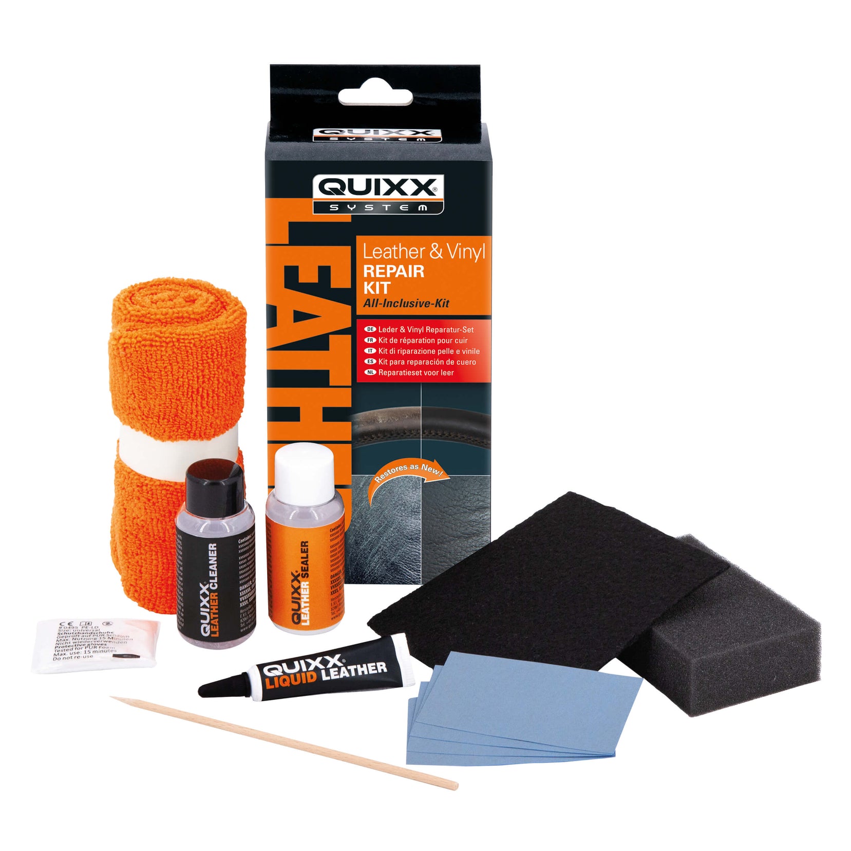 Kit Reparador de Pele e Vinyl QUIXX SYSTEM