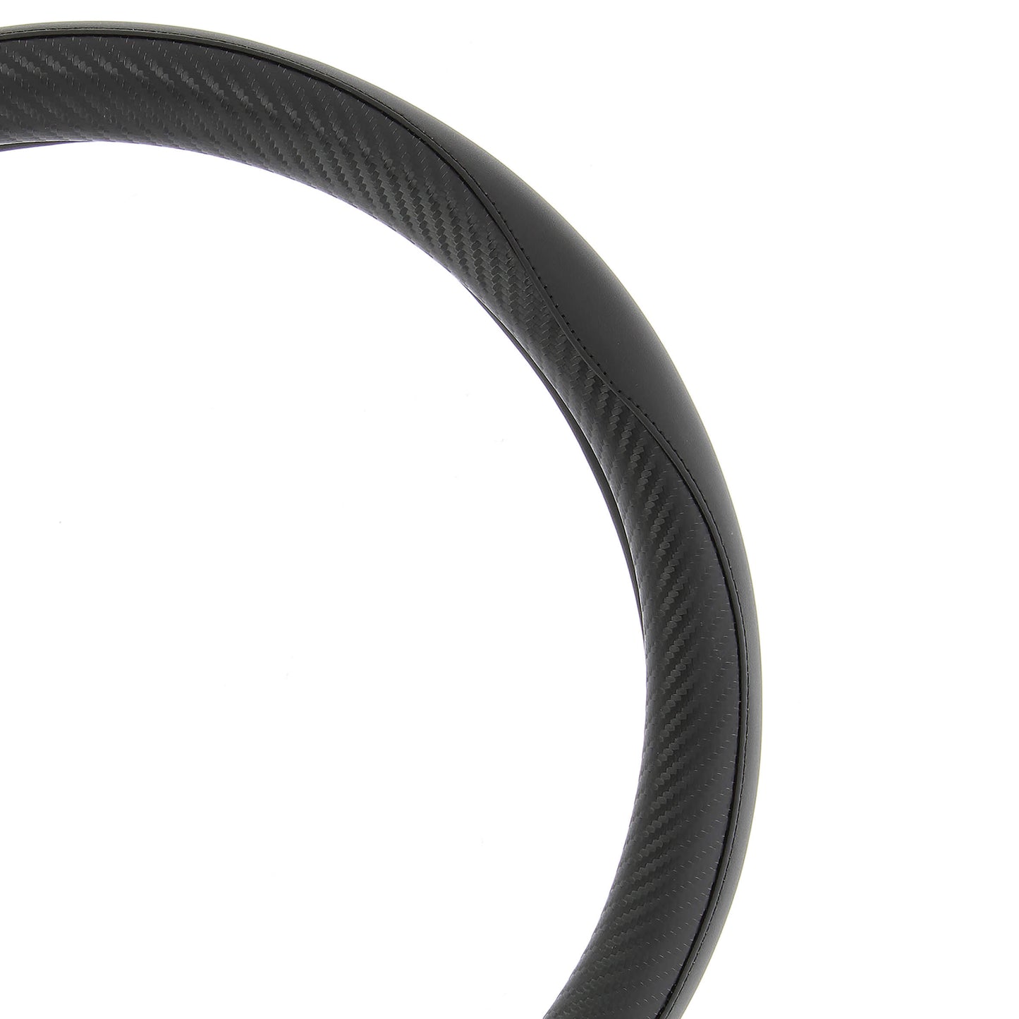 Capas de Volante PVC AUTO " RACE SPORT" cor Carbono Negra Tamanho M 37-39 cm