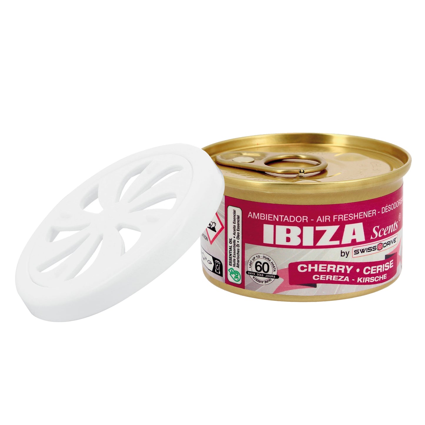 Ambientador " Ibiza Scents " em Lata Cereja 38 gr