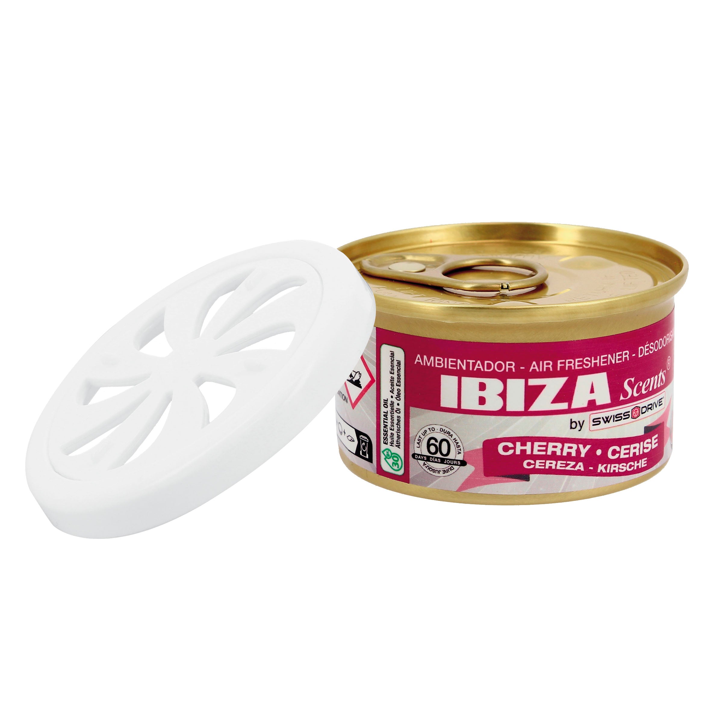 Ambientador " Ibiza Scents " em Lata Cereja 38 gr