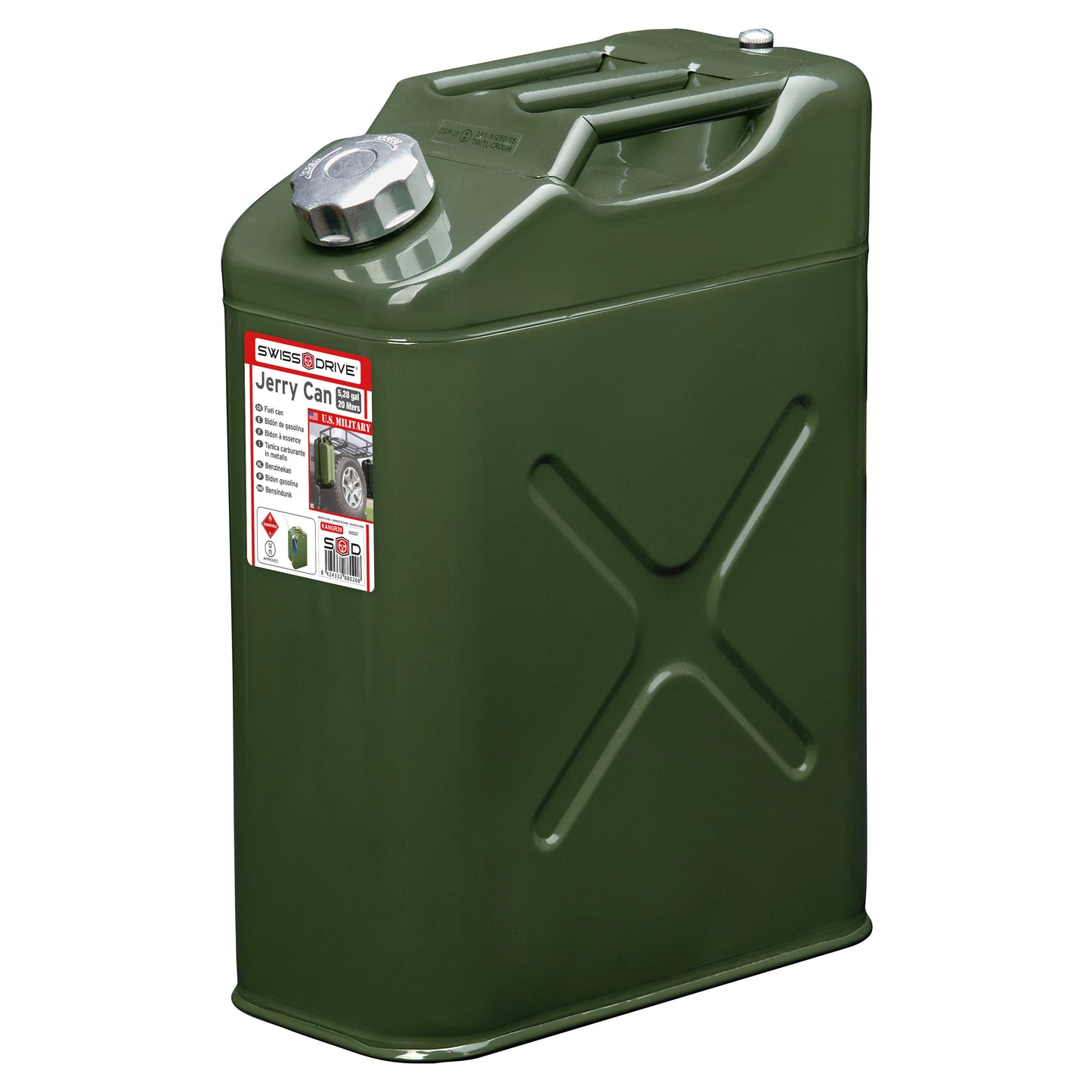 Bidon Combustível U.S.A Military Style 20L SWISS DRIVE