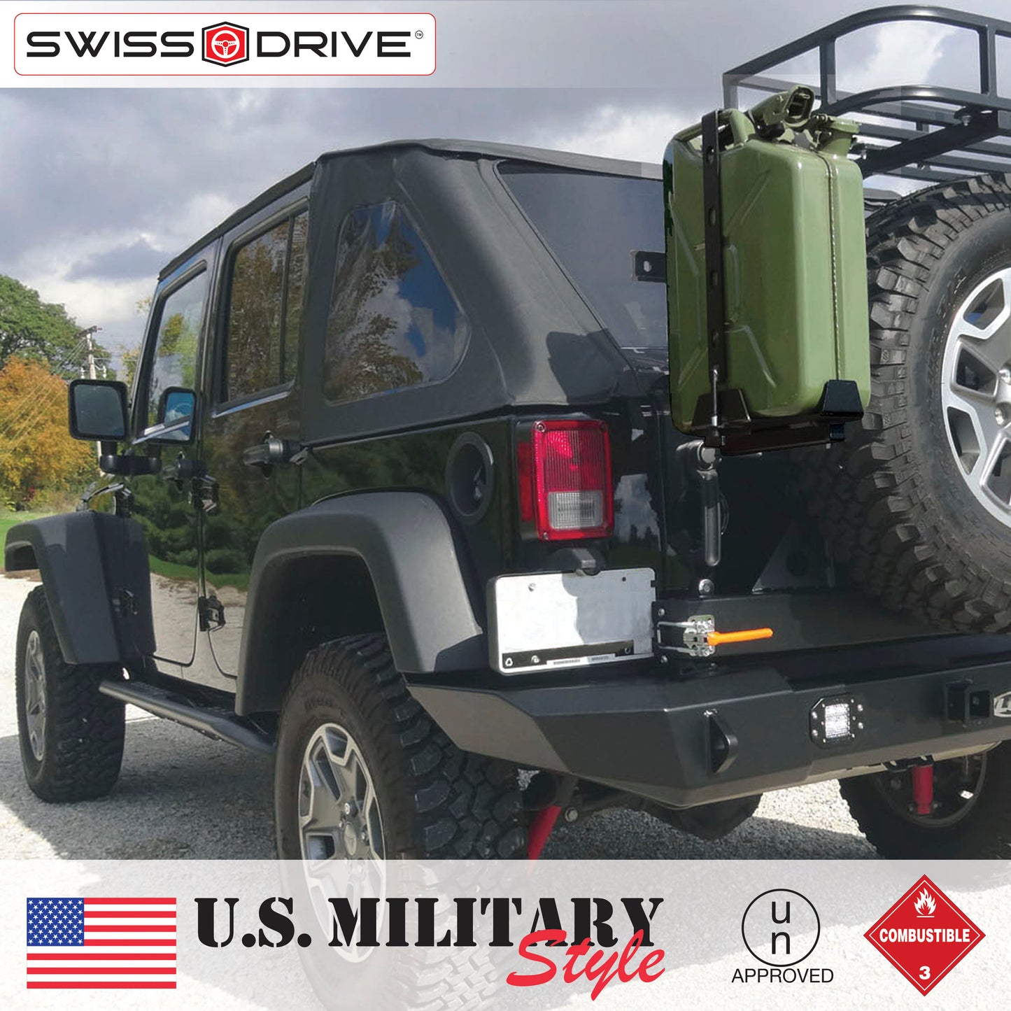 Bidon Combustível U.S.A Military Style 20L SWISS DRIVE