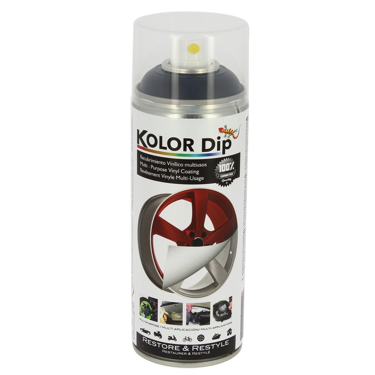 Spray de Pintura " KOLOR DIP " 400ml Solid Black