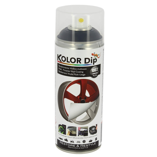 Spray de Pintura " KOLOR DIP " 400ml Solid Black