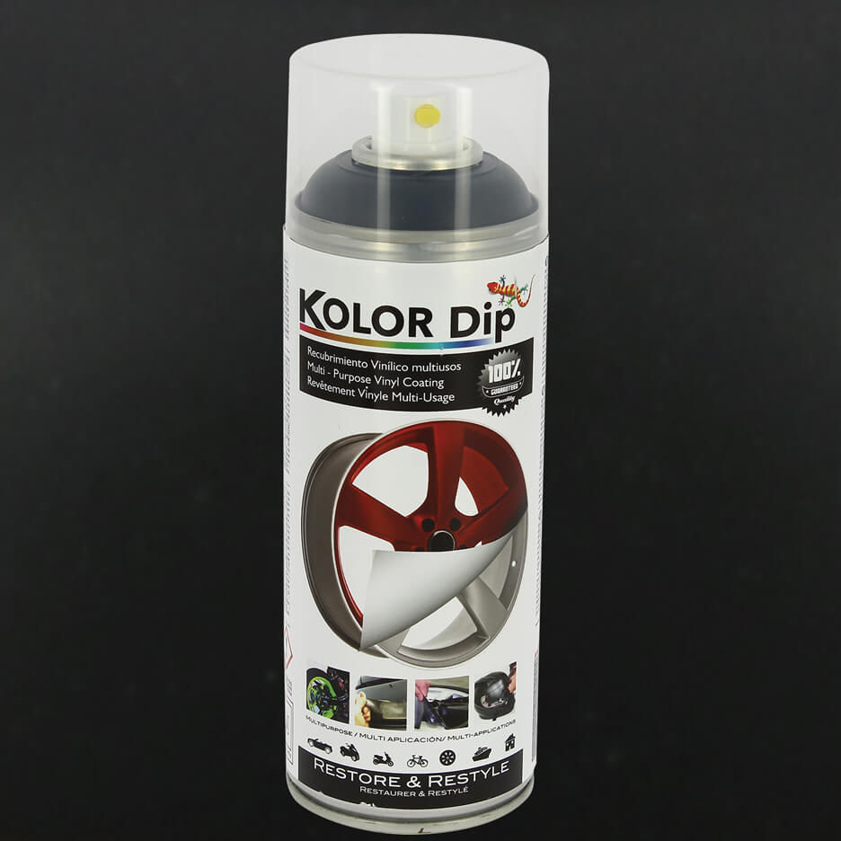Spray Pintura " KOLOR DIP " Spray 400ml Solid Gun Metal