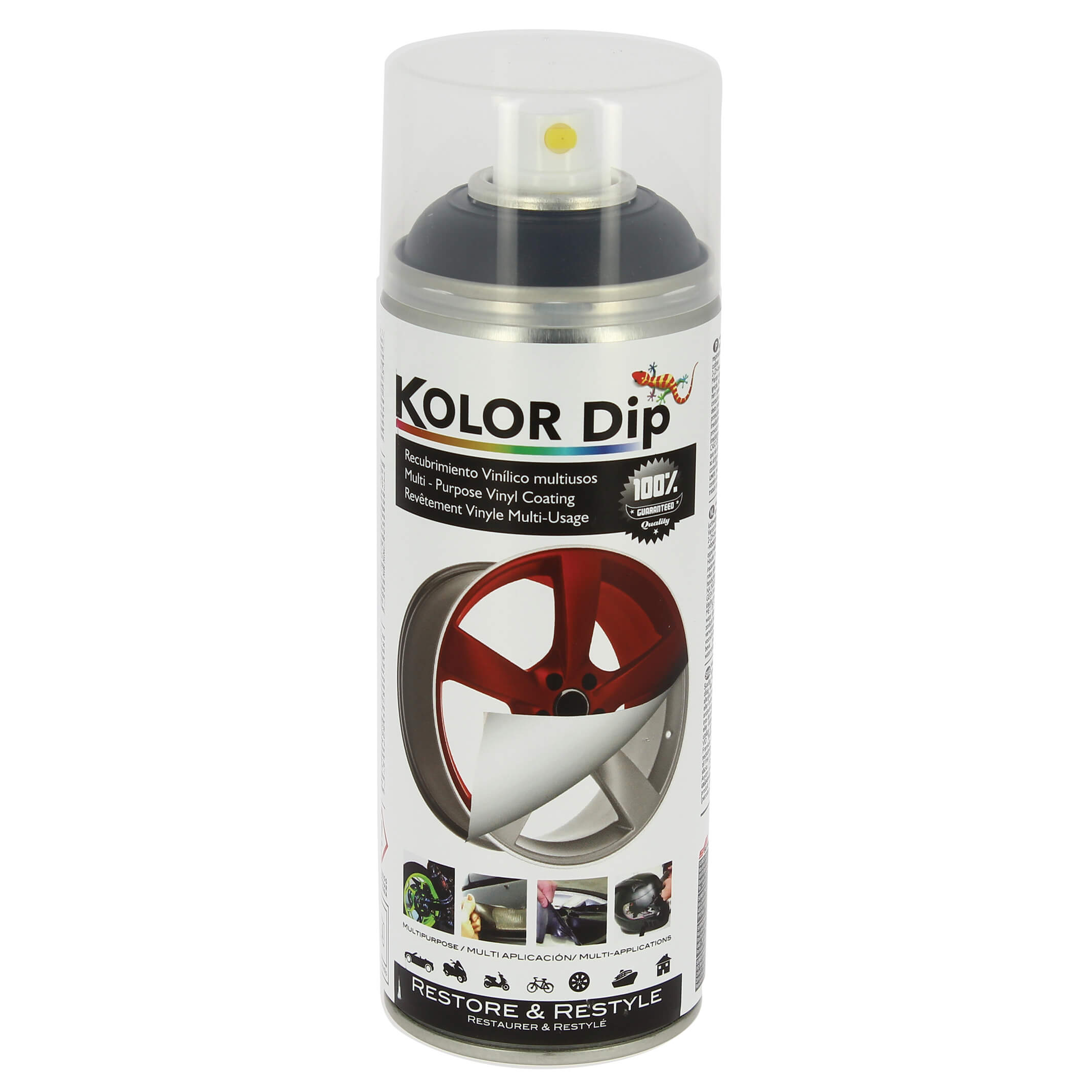 Spray Pintura " KOLOR DIP " 400ml Metallic Black