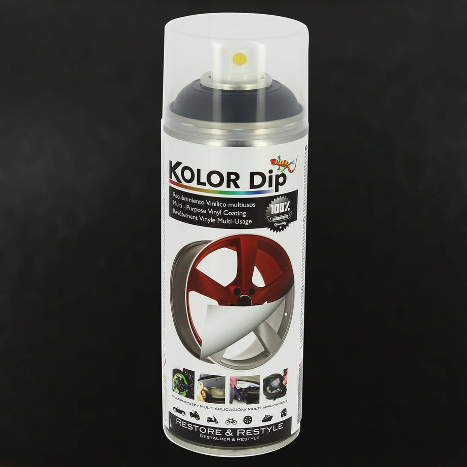 Spray Pintura " KOLOR DIP " 400ml Metallic Black