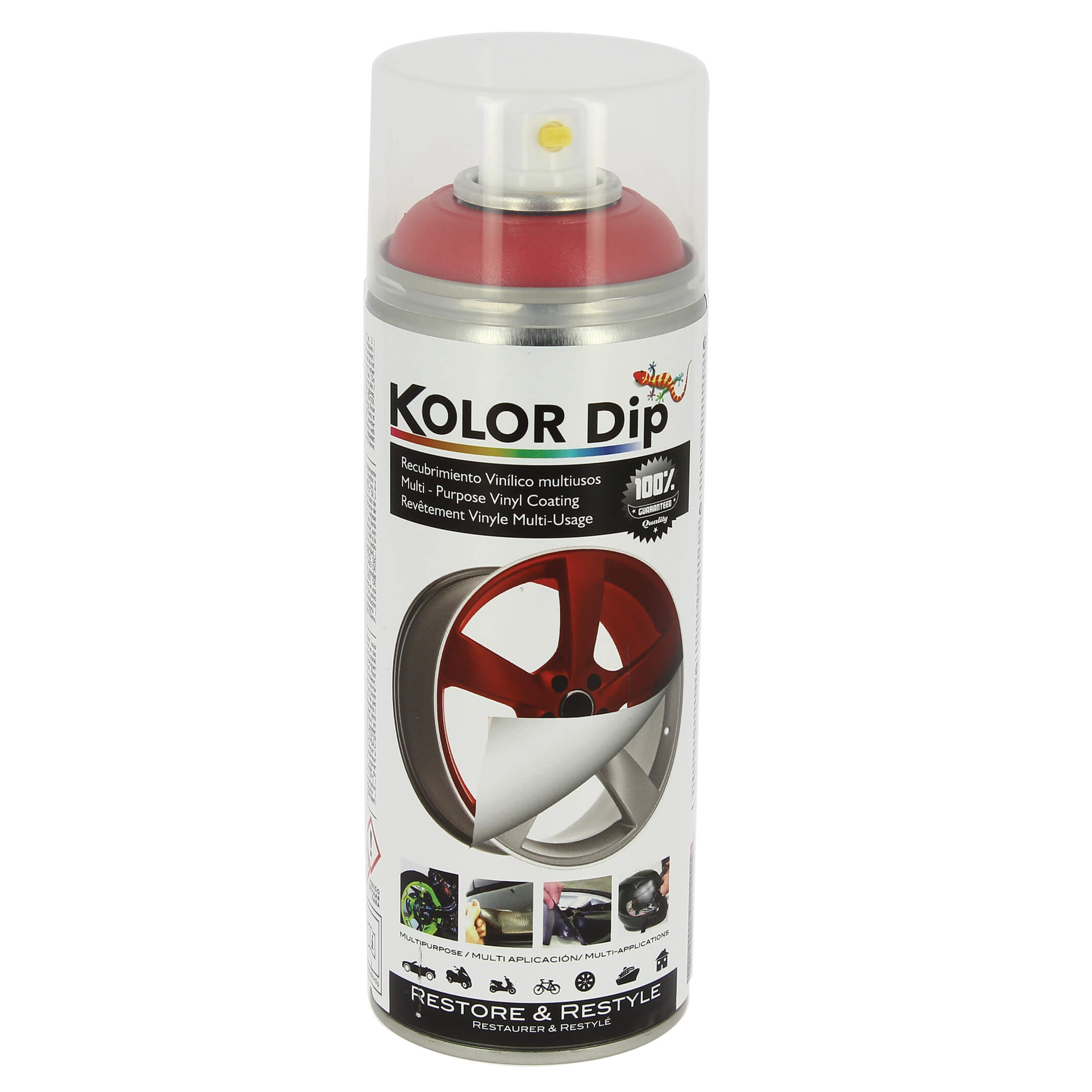 Spray Pintura " KOLOR DIP " 400ml  METALLIC RED
