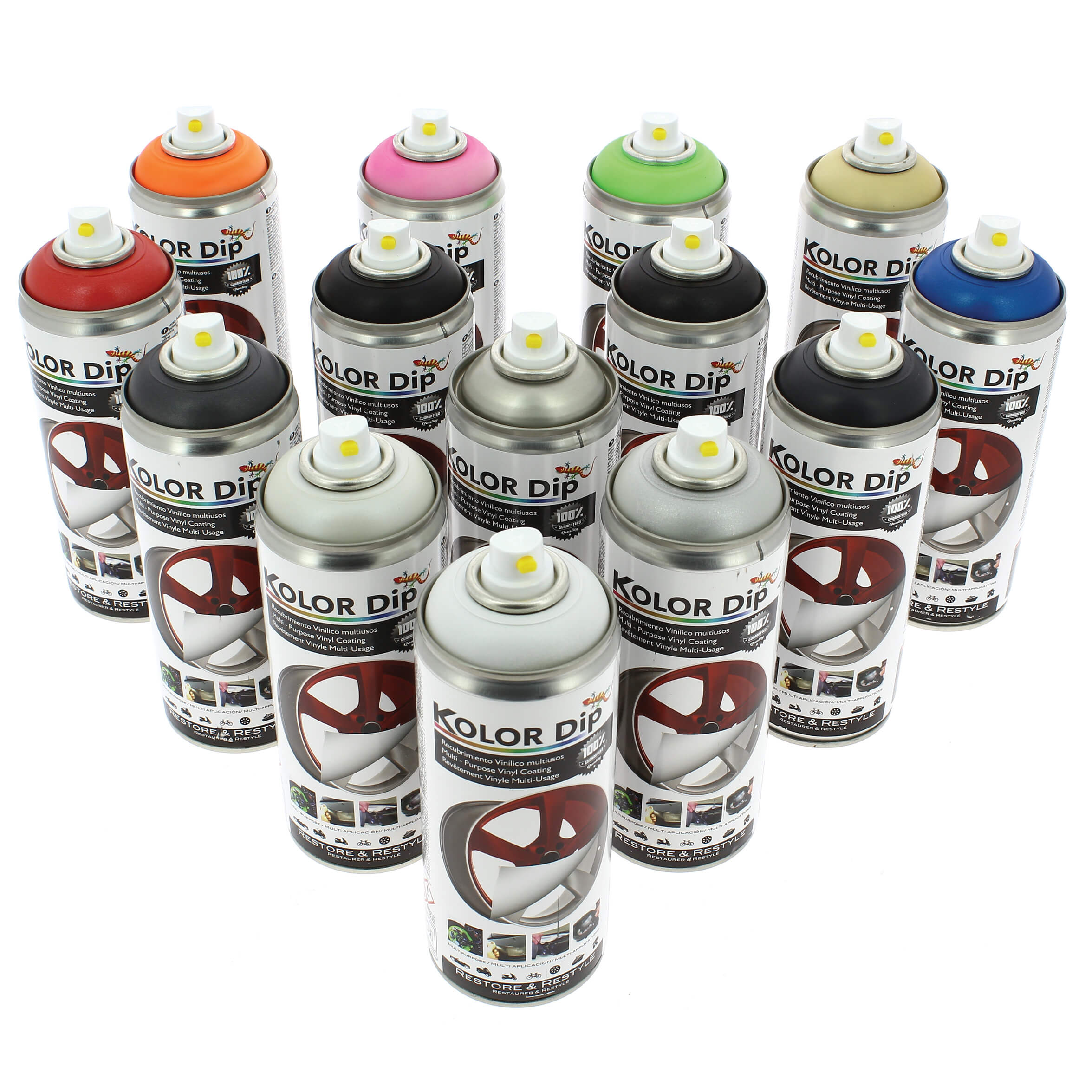 Spray Pintura " KOLOR DIP " 400ml  METALLIC RED