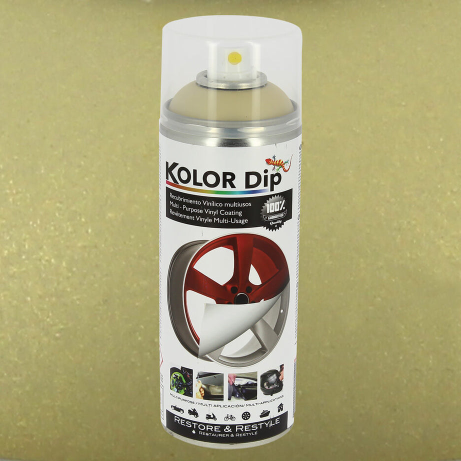 Spray " KOLOR DIP " 400ml  PEARL METALLIC GOLD