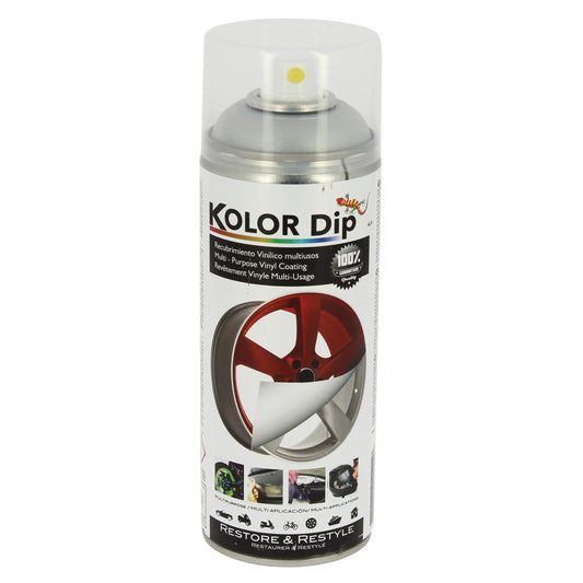 Spray " KOLOR DIP " 400ml PEARL METALLIC ALUMINIUM