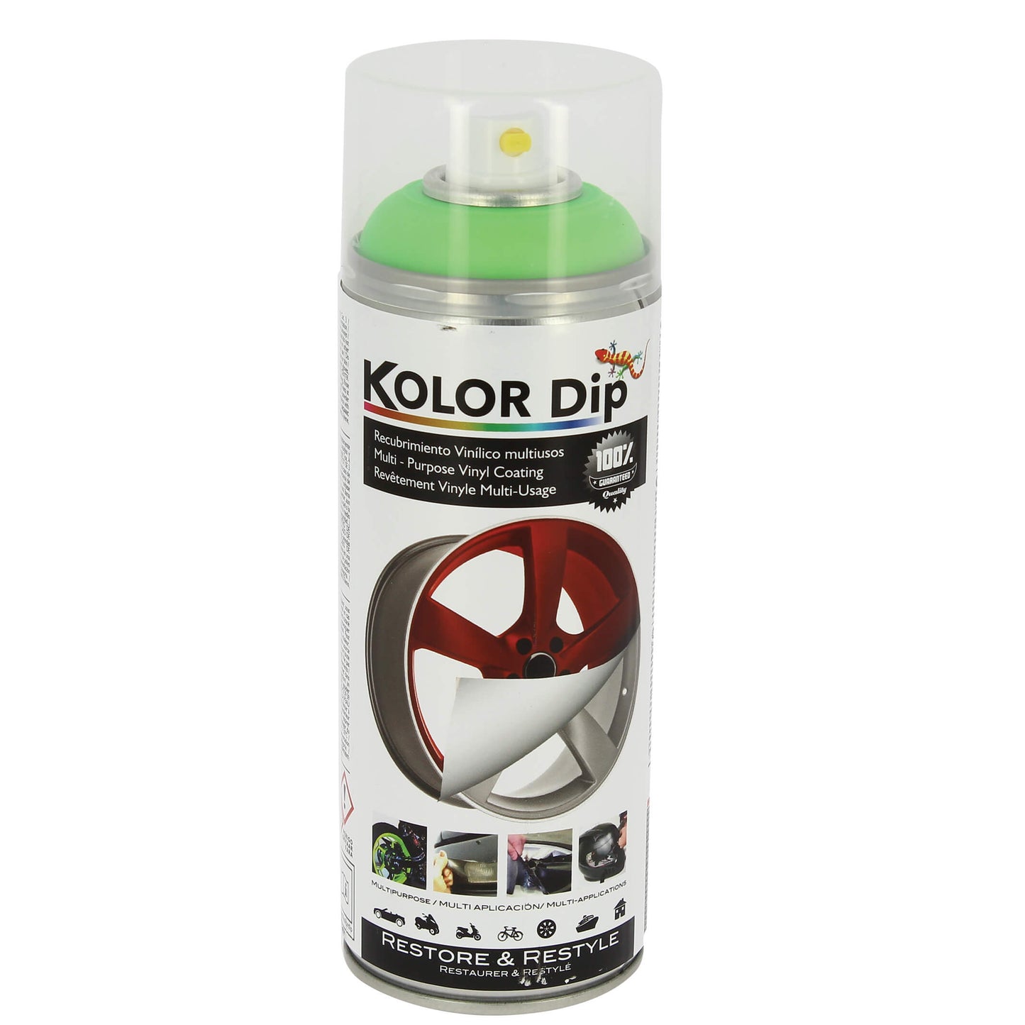 Spray " KOLOR DIP " 400ml  FLOUR GREEN