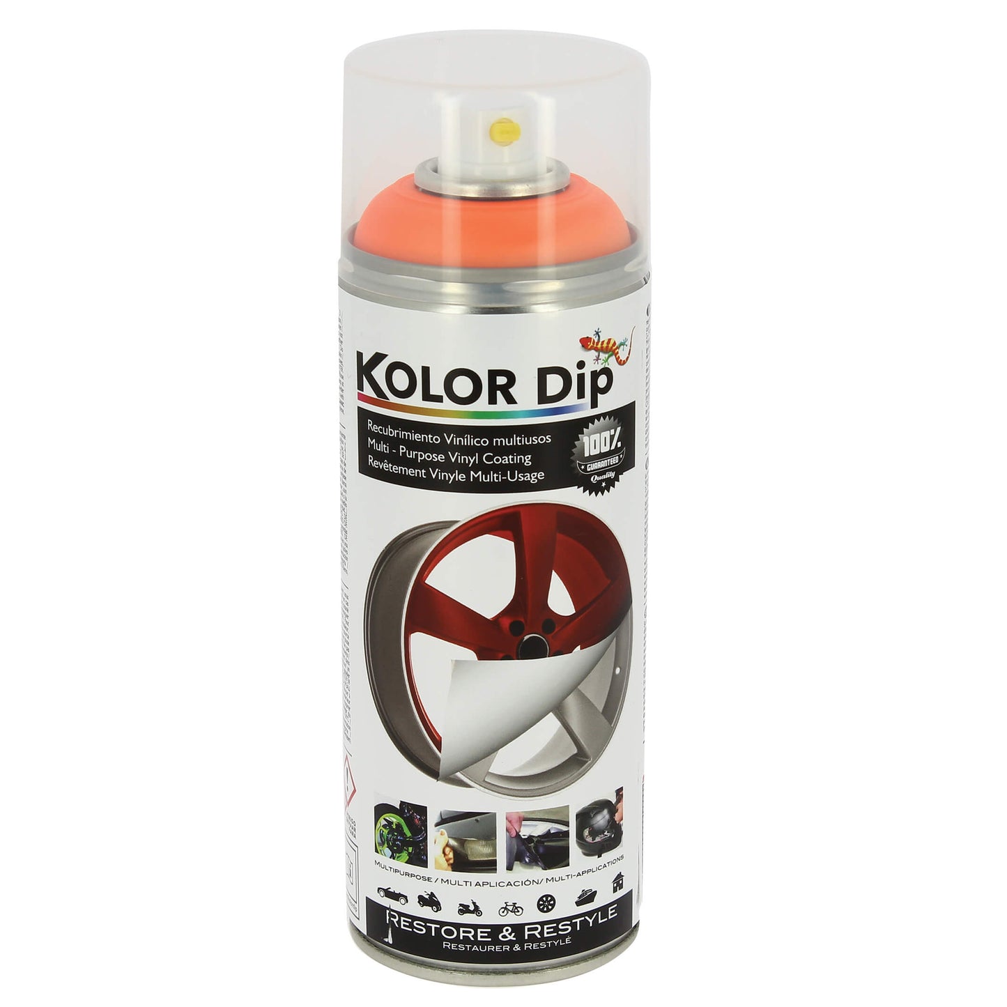 Spray " KOLOR DIP " 400ml  FLOUR ORANGE