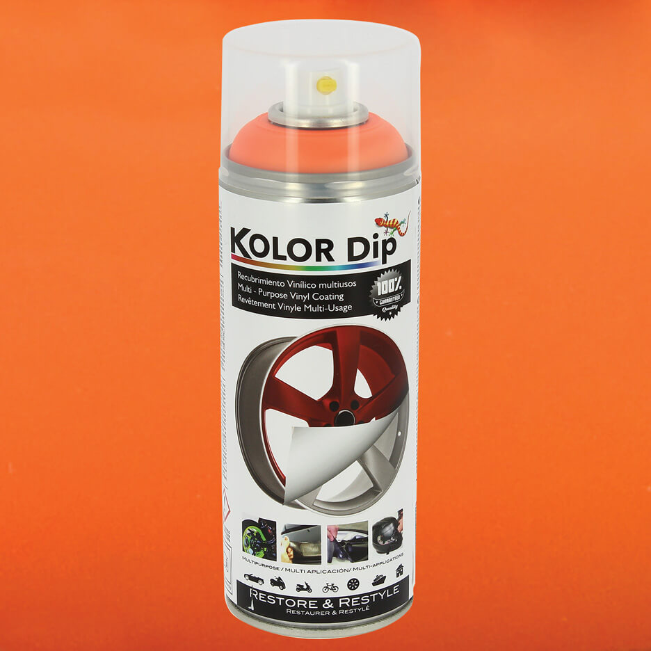 Spray " KOLOR DIP " 400ml  FLOUR ORANGE