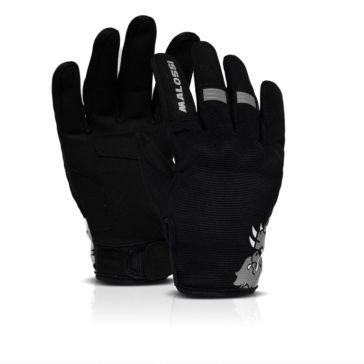 Luvas de meia temporada M-Gloves Malossi - cinza