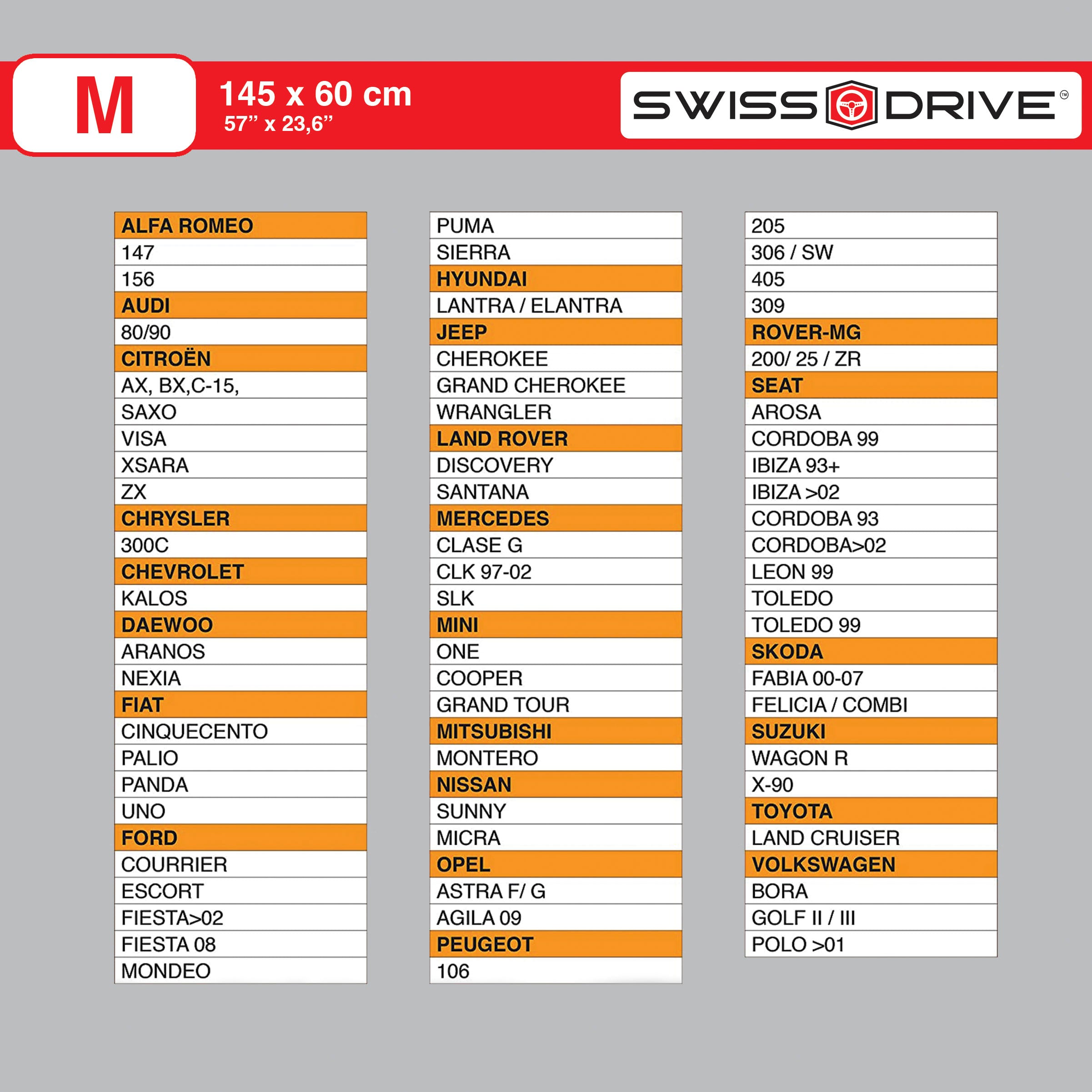 Parasol Dianteiro em Aluminio " M "