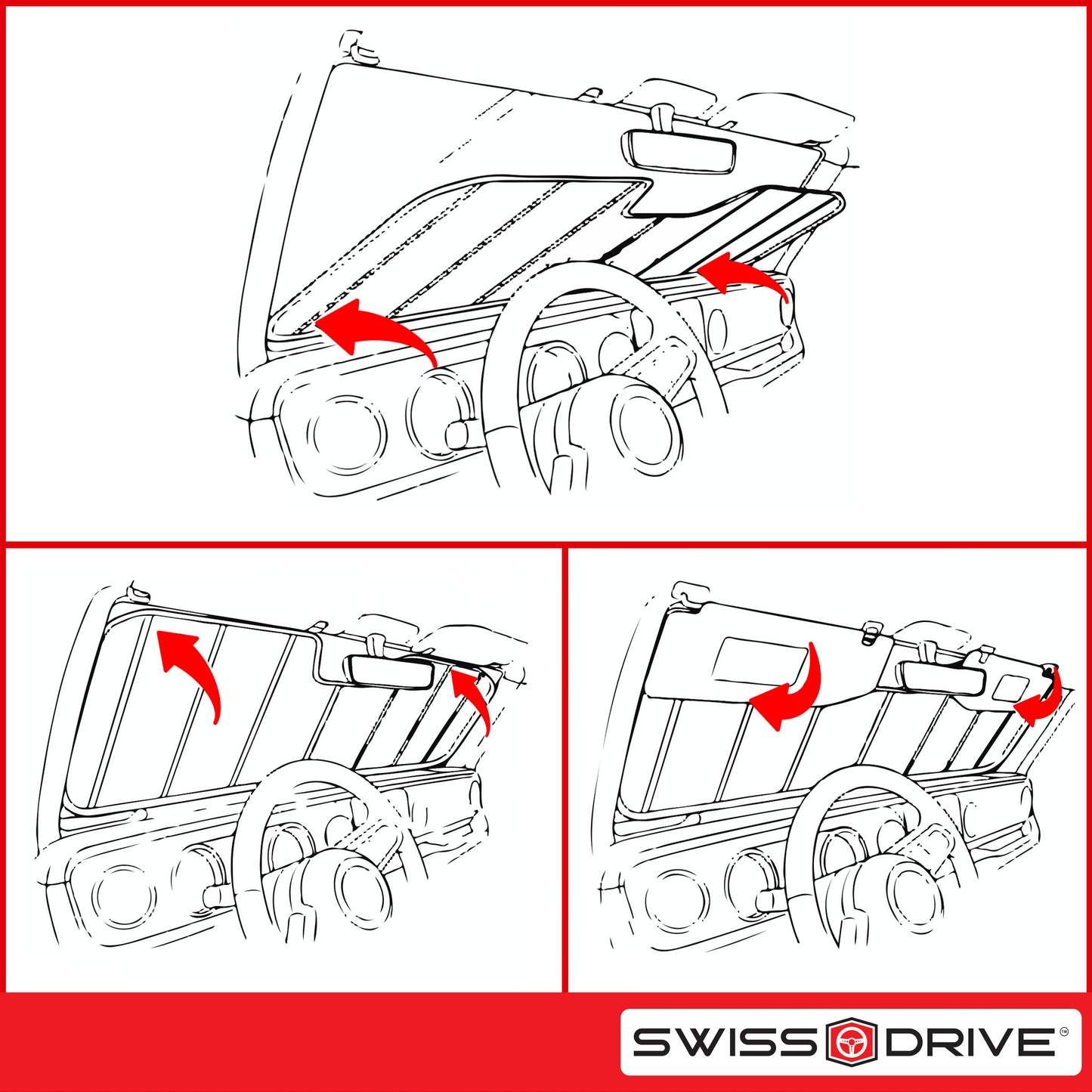 Parasol Dianteiro em Alumínio " XL "