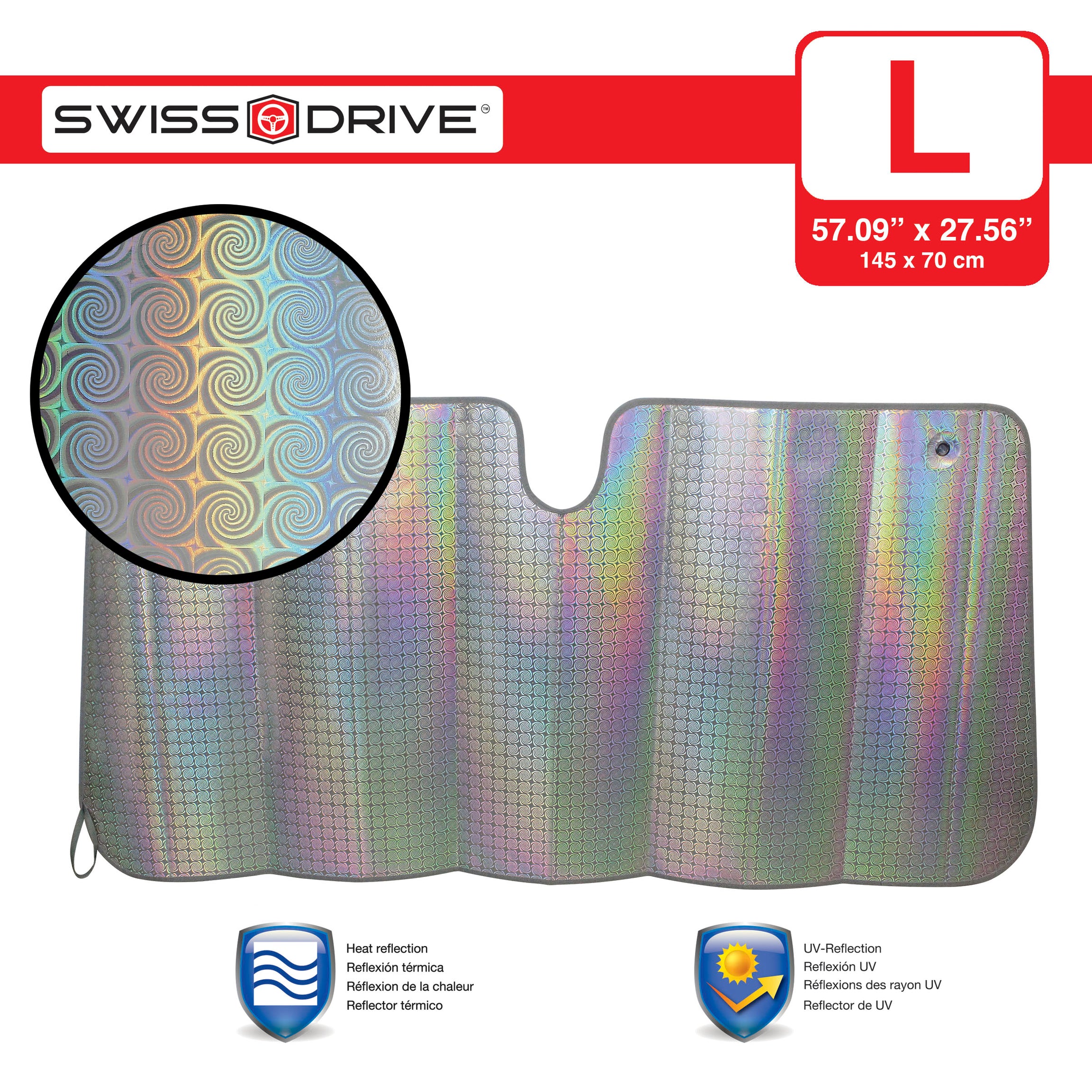 Parasol Dianteiro em Alumínio " L "