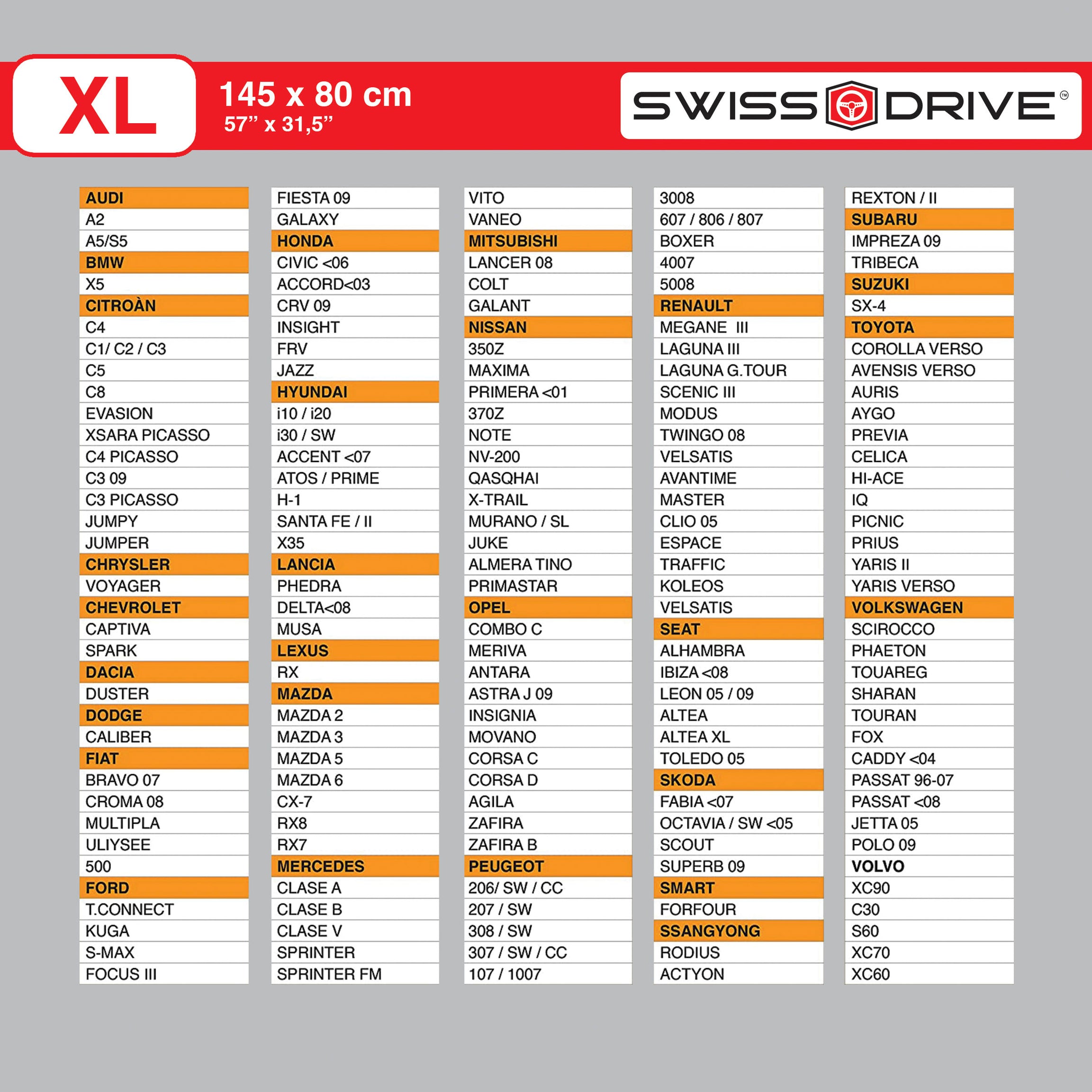 Parasol Dianteiro em Alumínio " XL "
