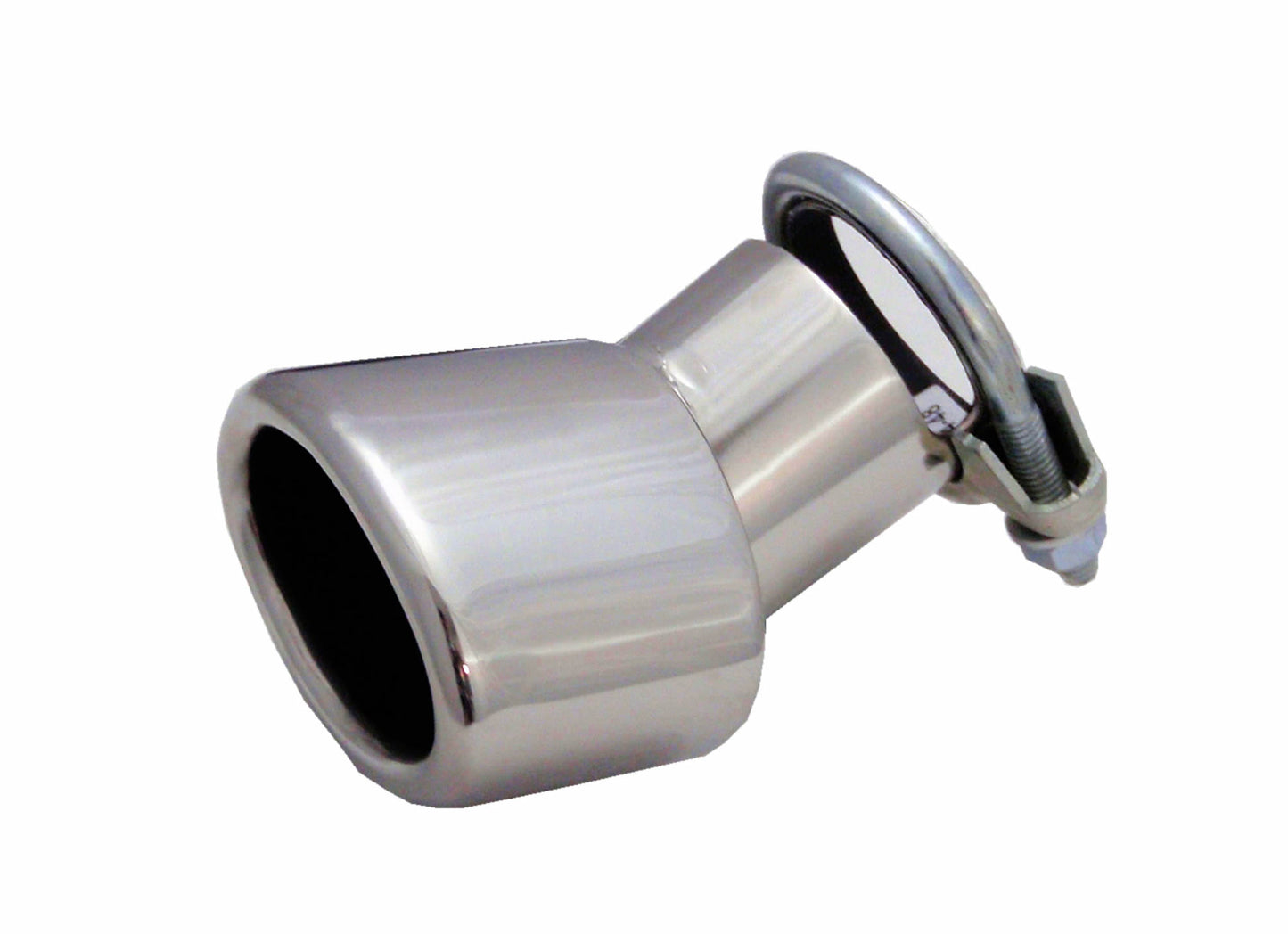 Ponteira de Escape Auto Especifica RN CLIO 2013 em Inox (diam.ent.48mm)