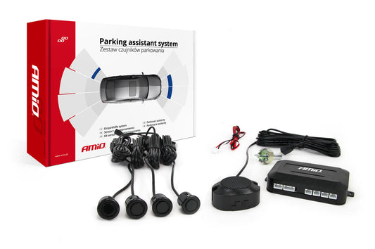 KIT AMIO 4 Sensores de Estacionamento Automóvel  TR COM BUZZER GOLD