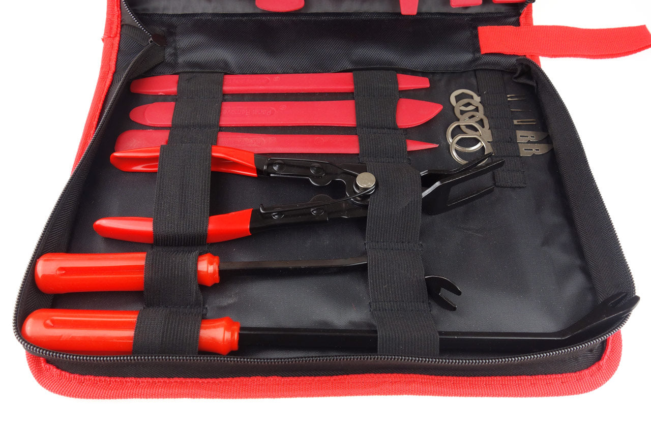 Kit Ferramentas AMIO 16 PCS CLIPS para Montagem Car Audio