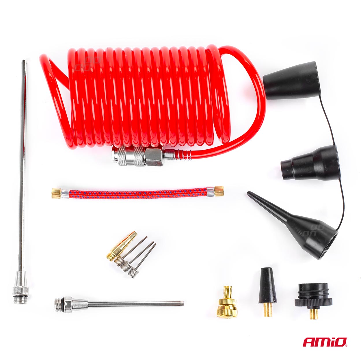Kit Ferramentas Pneumáticas AMIO 18 Peças PT-07