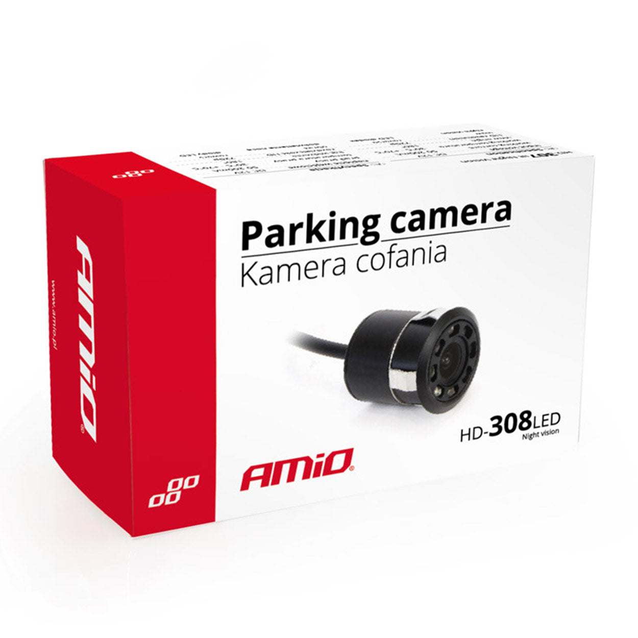 Camara Traseira AMIO Automóvel HD-308 8LED "Night Vision" 18 mm